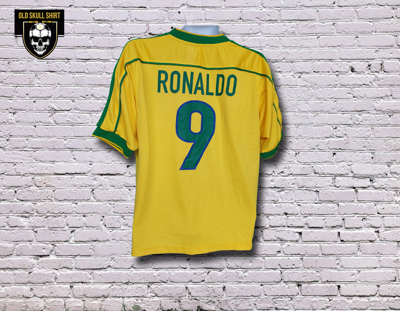 Brésil Home Shirt 1997-1998 #9 Ronaldo