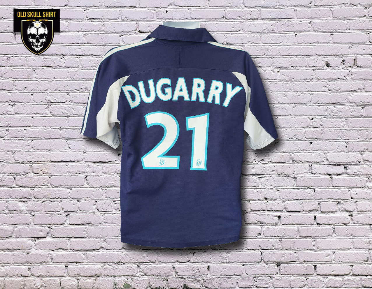 Olympique de Marseille Away 1999-2000 #21 Dugarry