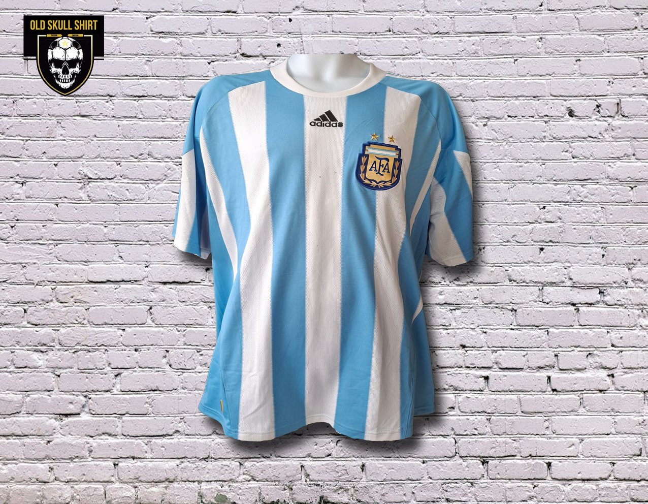 Argentine Home Shirt 2009-2010 dédicacé
