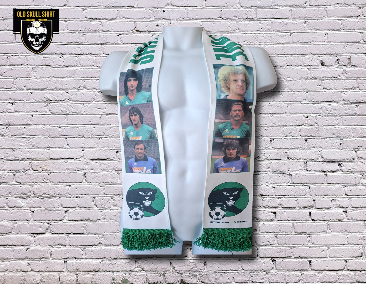 AS Saint-Etienne Echarpe 1979-1980 dédicacée